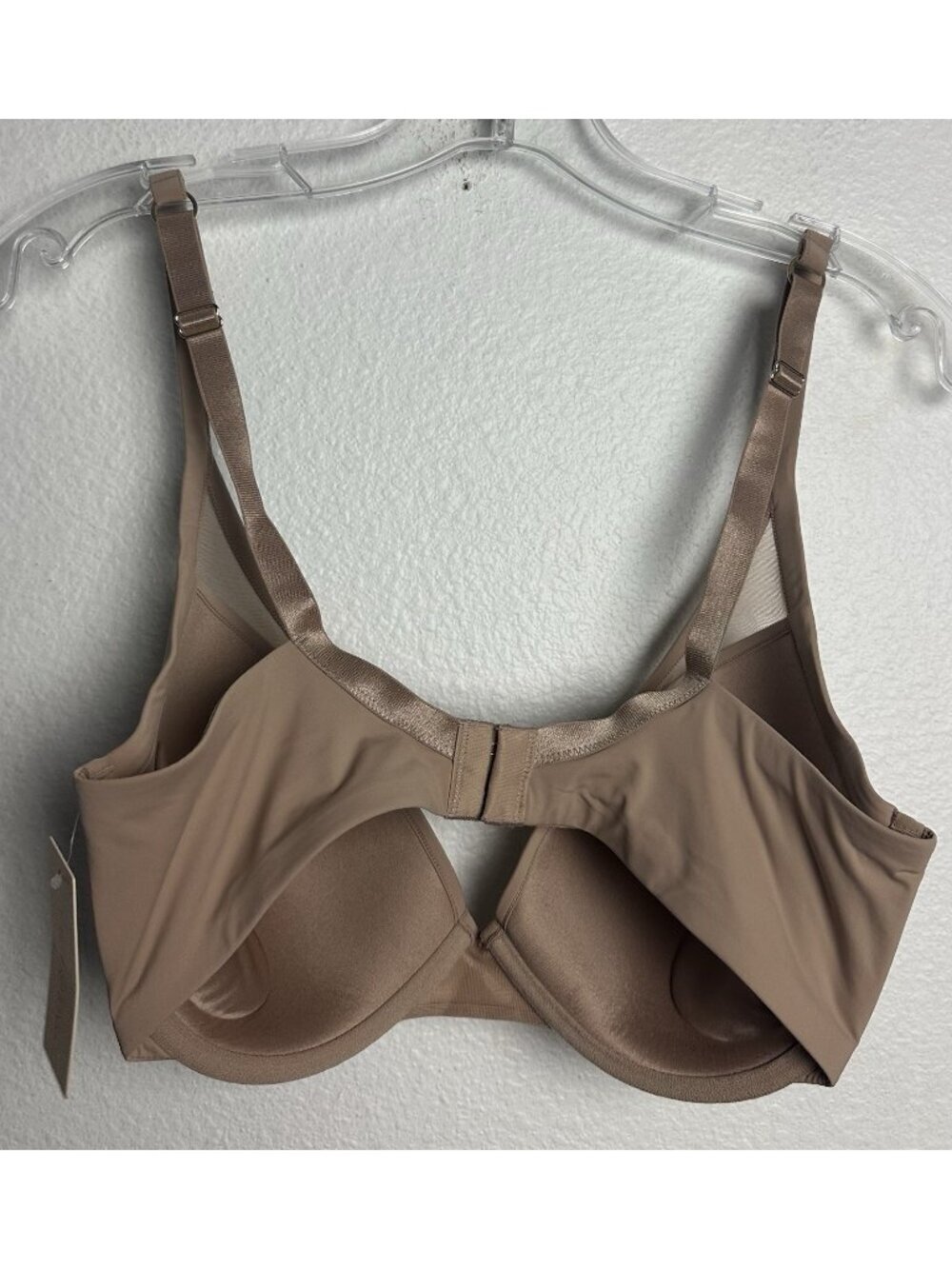 Third Love 34E Bra Tan 24/7 Classic Uplift Plunge Underwire Back Closure NEW - Picture 3 of 12